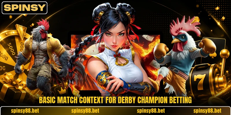Basic match context for Derby Champion betting