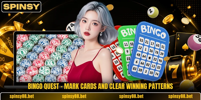 Bingo Quest - Mark Cards And Clear Winning Patterns 1 Bingo Quest - Mark Cards And Clear Winning Patterns