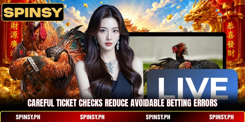 Careful ticket checks reduce avoidable betting errors