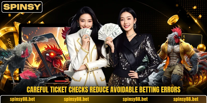 Careful ticket checks reduce avoidable betting errors
