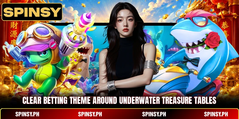 Underwater Treasure - Find Hidden Riches Below Waves 2 Clear betting theme around Underwater Treasure tables