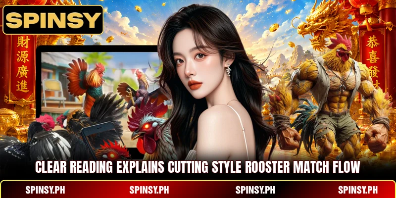 Cutting Style Rooster - Learn Sharp Strike Patterns 2 Clear reading explains Cutting Style Rooster match flow