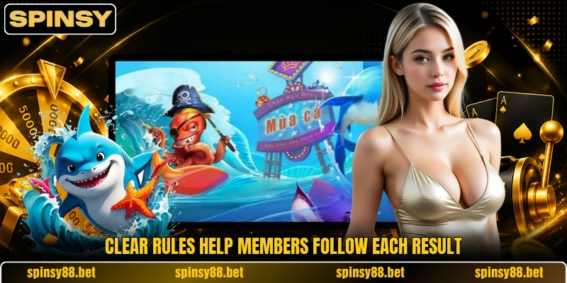 Clear rules help members follow each result
