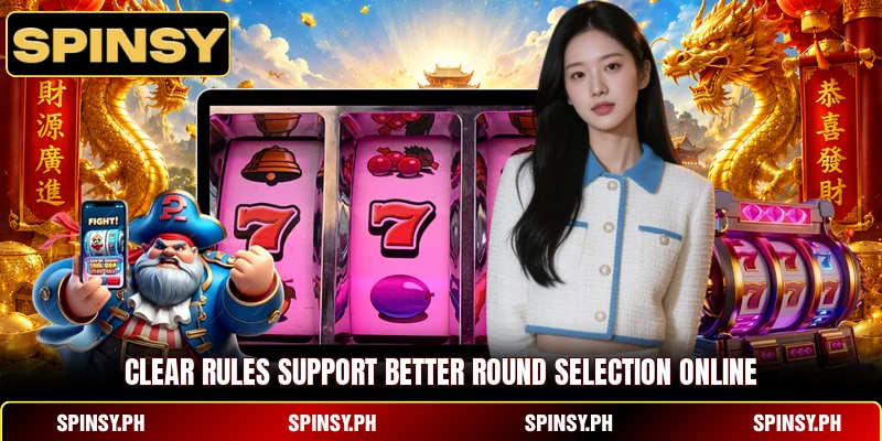Clear rules support better round selection online