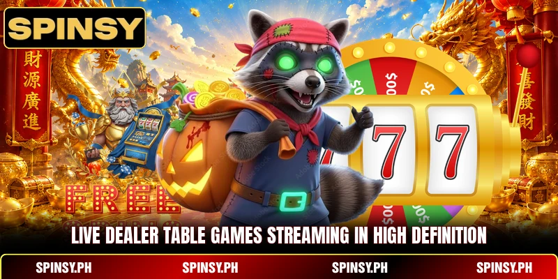 Home 11 Live dealer table games streaming in high definition