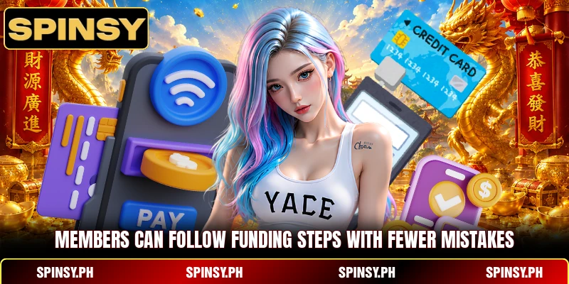 SPINSY Deposit 5 Members can follow funding steps with fewer mistakes
