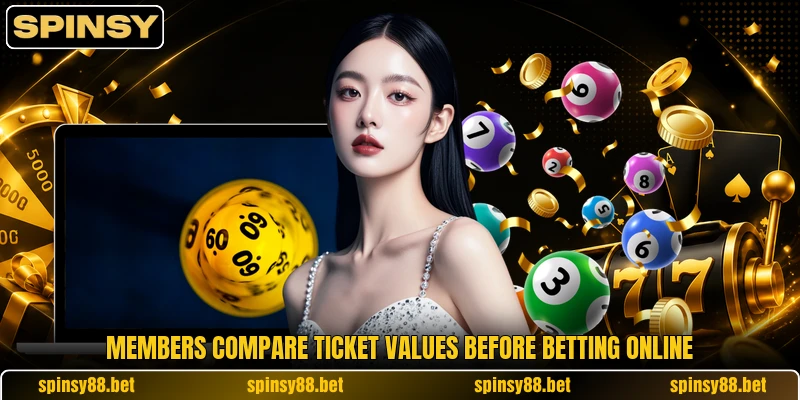 Members compare ticket values before betting online Members compare ticket values before betting online