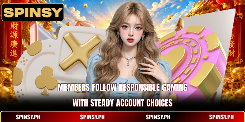 Members follow responsible gaming with steady account choices