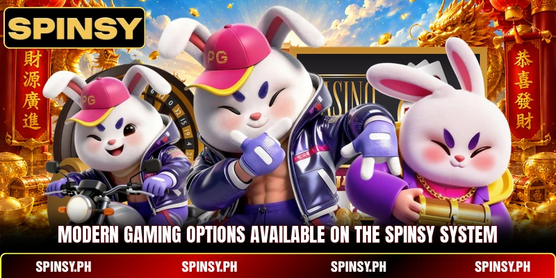 Home 10 Modern gaming options available on the SPINSY system