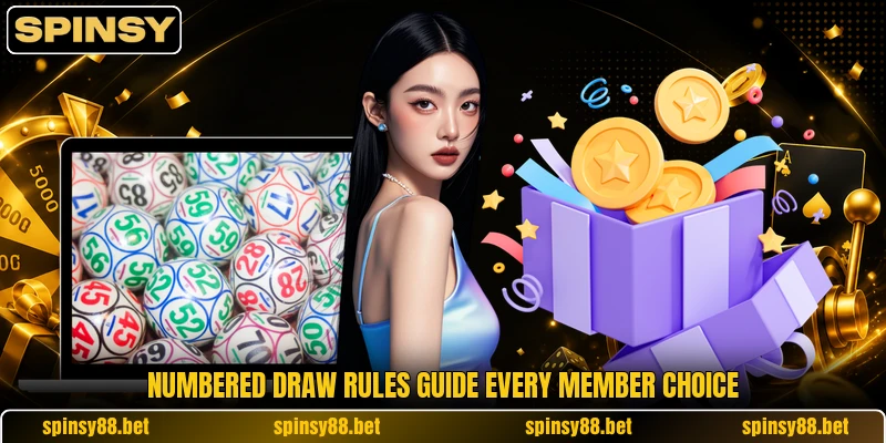 Numbered draw rules guide every member choice