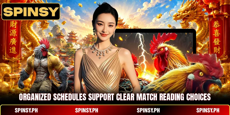 Organized schedules support clear match reading choices