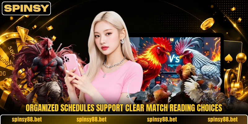 Organized schedules support clear match reading choices