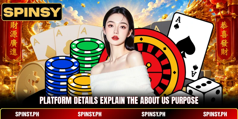 About Us 4 Platform details explain the about us purpose