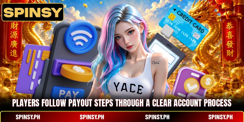 SPINSY Withdrawal 5 Players follow payout steps through a clear account process
