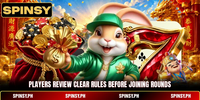 Players review clear rules before joining rounds