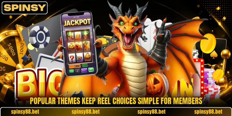 Popular themes keep reel choices simple for members