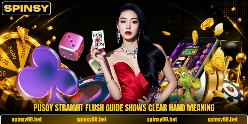 Pusoy straight flush guide shows clear hand meaning