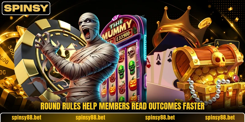 Round rules help members read outcomes faster Round rules help members read outcomes faster