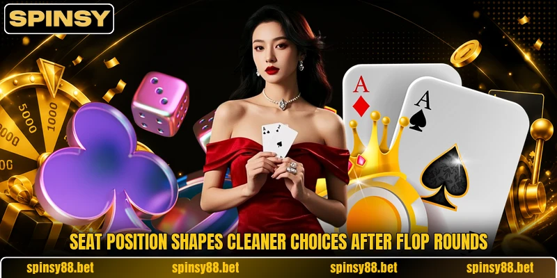 Seat position shapes cleaner choices after flop rounds