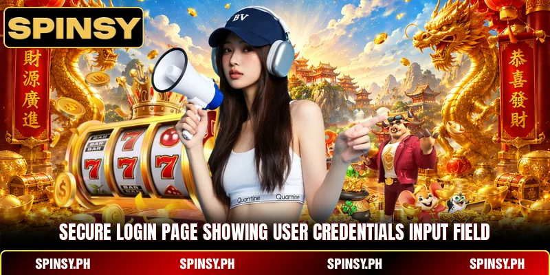 Home 15 Secure login page showing user credentials input field