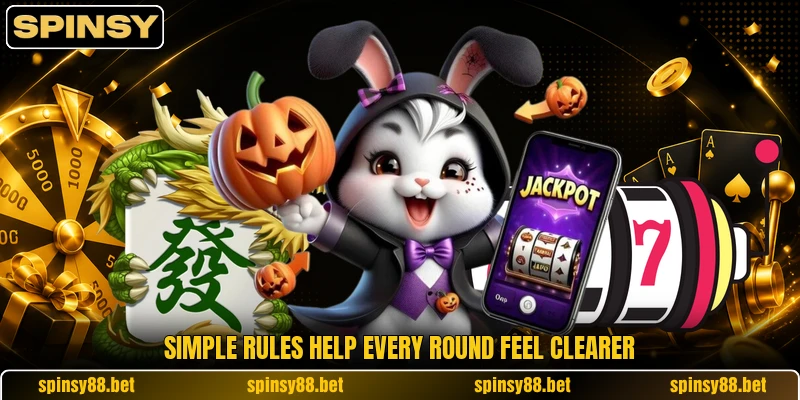 Simple rules help every round feel clearer Simple rules help every round feel clearer
