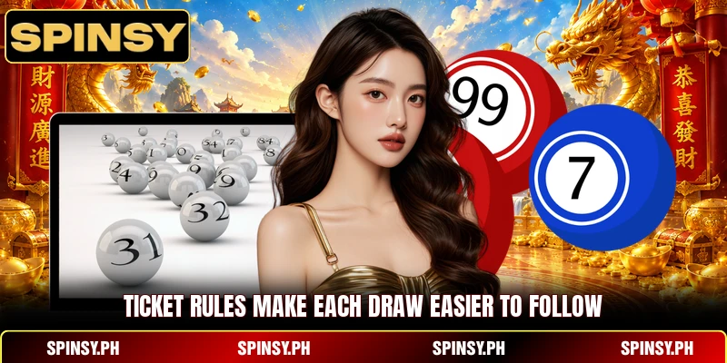Ticket rules make each draw easier to follow