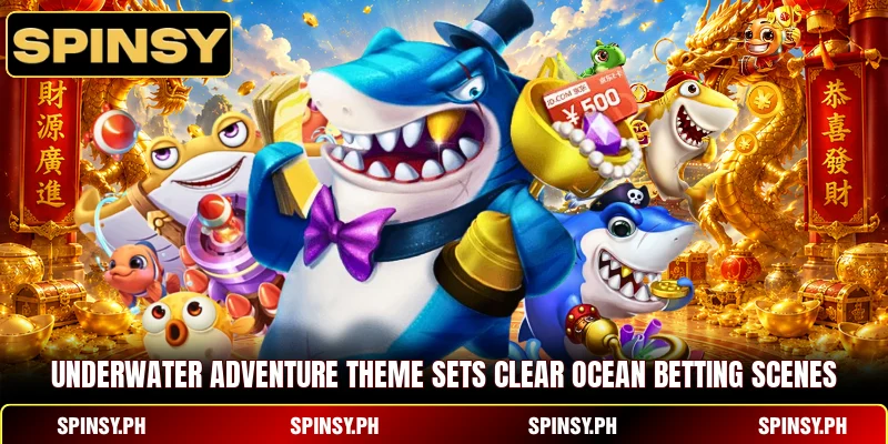 Underwater Adventure - Search Deep Waters For Loot 2 Underwater Adventure theme sets clear ocean betting scenes